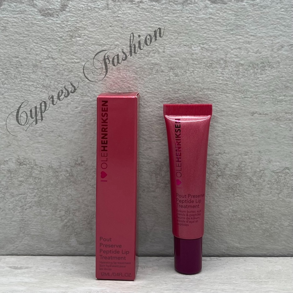 🪅 $15 Ole Henriksen Pout Preserve Peptide Lip Treatment Lingonberry Jam Glimmer